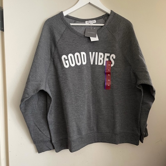 Grayson Threads “Good Vibes” Sweatshirt NWT - Picture 2 of 7